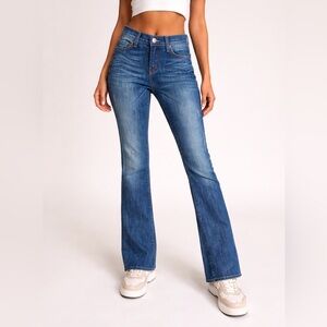 Y2K Red Engine Scarlett Bootcut  Jeans Size 24